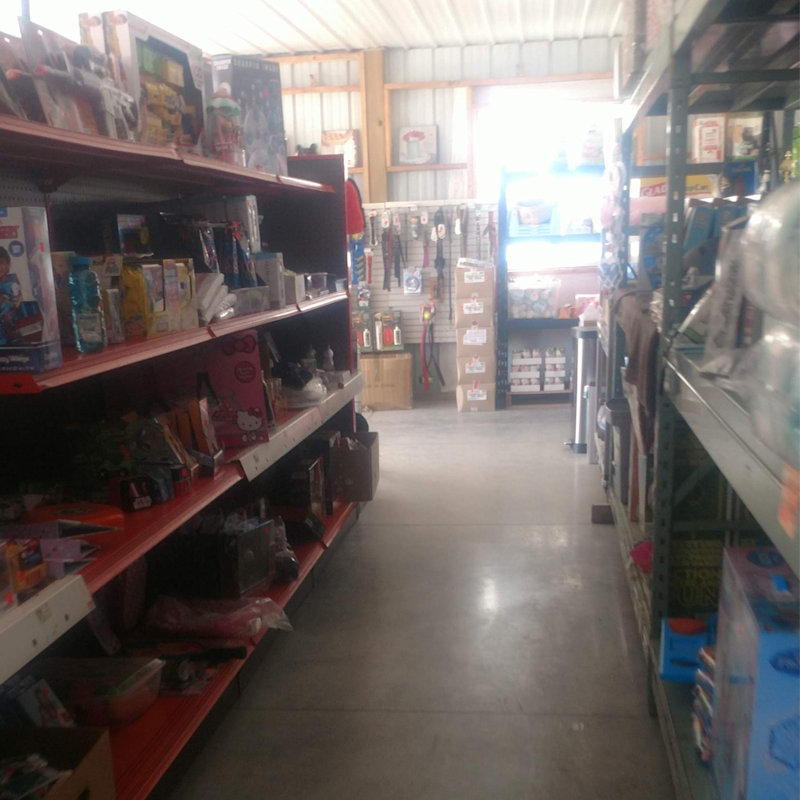 Prairie Lane salvage grocery shelves 1