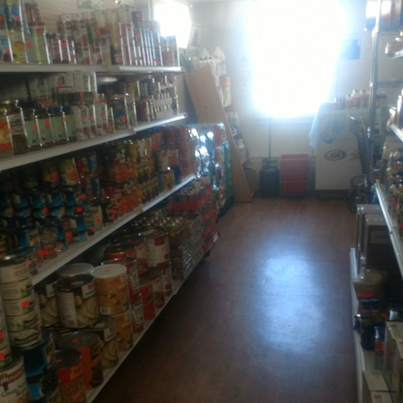 Prairie Lane salvage grocery shelves 2
